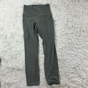 Lululemon Align High Rise Crop with Pockets 23" Grey Sage